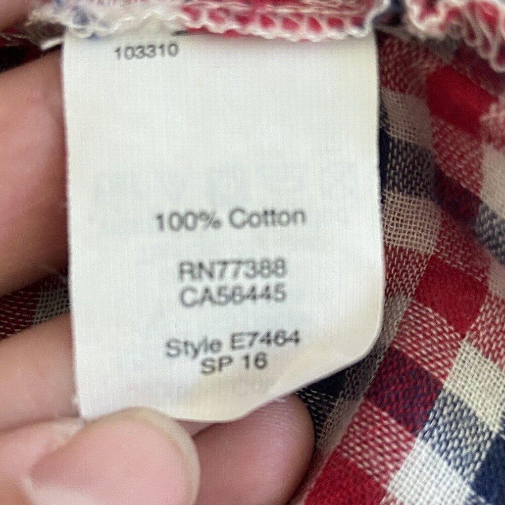 Madewell Button Down Ex-boyfriend Shirt Emmett Checks Plaid Size Small Checkered - Picture 5 of 10